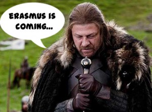 Erasmus is coming...